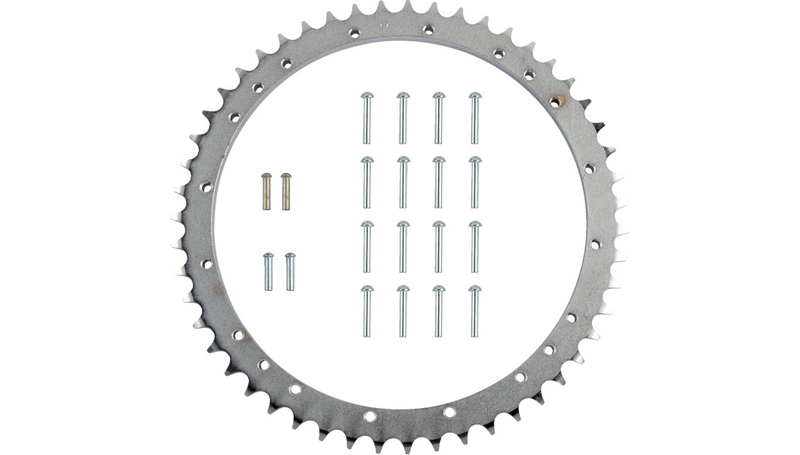 DRAG SPECIALTIES Rear Wheel Sprocket - 51-Tooth - Big Twin - Harley-Davidson 1967-1972 - Zinc 72829P - PartsOutlet.com.au