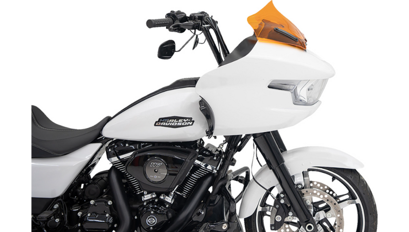 KLOCK WERKS Kolor Flare Windshield 2024+ Road Glide FLTRX - 10" - Orange - FLTR KWW-01-0716