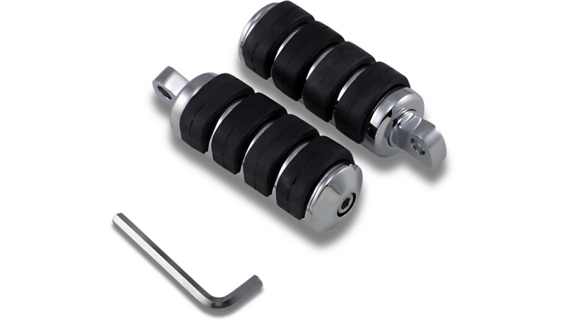 DRAG SPECIALTIES Large Footpegs - Passenger - Male 361052-BC310 - PartsOutlet.com.au