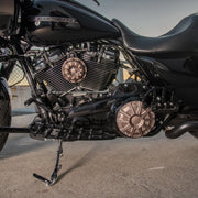 ARLEN NESS 10-GAUGE® DERBY COVER, TITANIUM - 16-up FLT TOURING / BAGGER - 700-007 - PartsOutlet.com.au