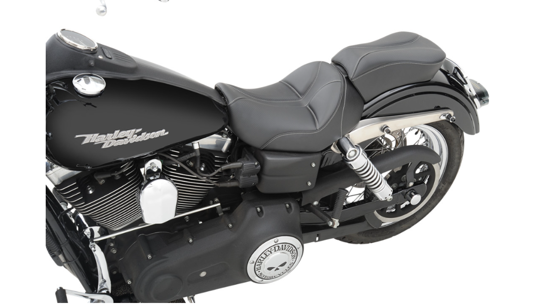 SADDLEMEN Dominator Solo Seat - '06-'17 Dyna - 806-04-0042 - PartsOutlet.com.au