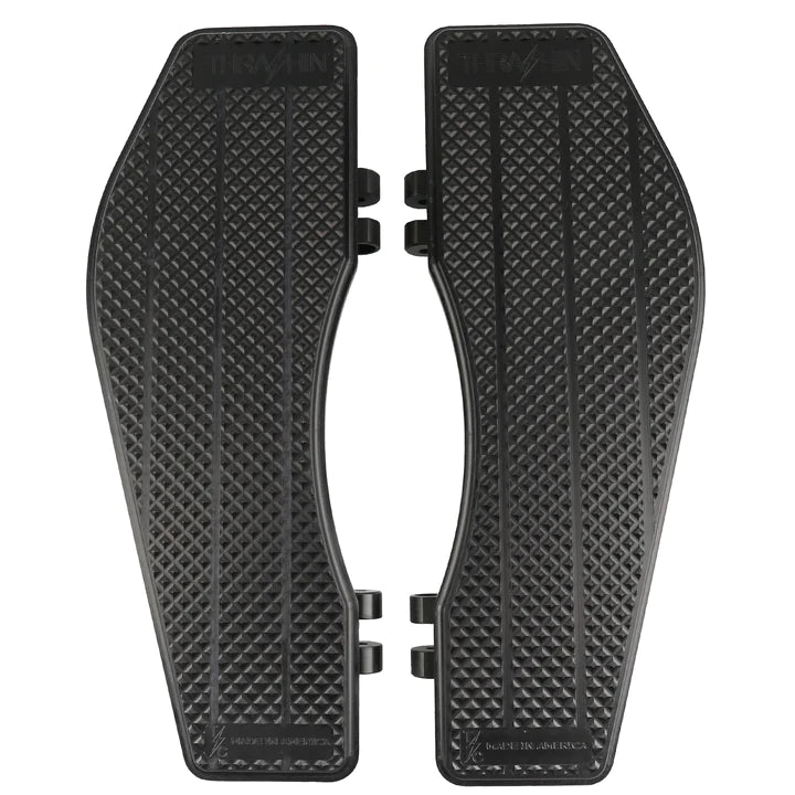 THRASHIN SUPPLY CO. Driver Floorboards - Black - FL 1980-2022 - TSC-2200-1 - PartsOutlet.com.au