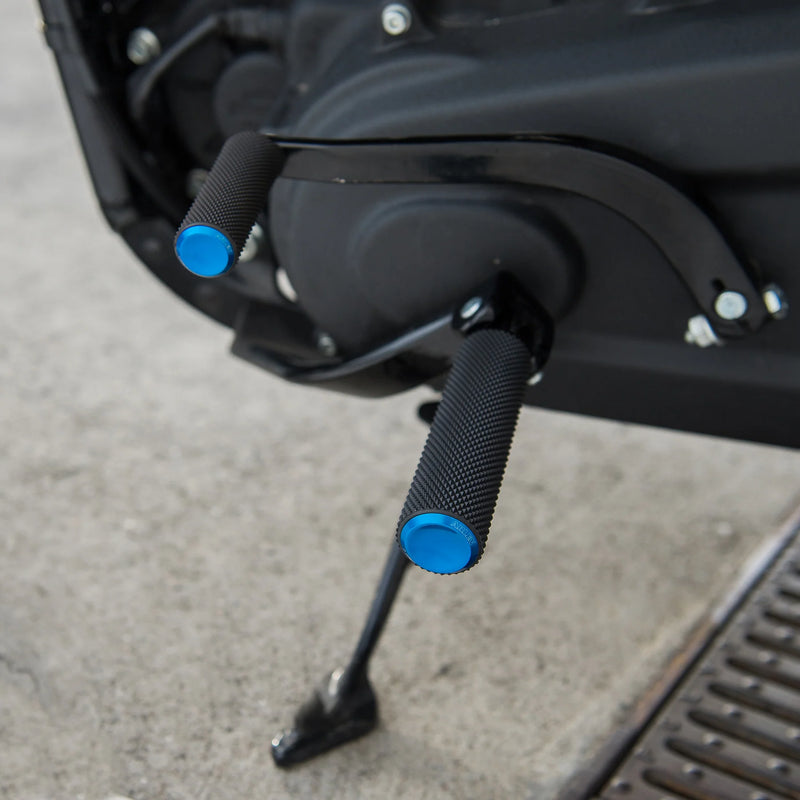 ARLEN NESS KNURLED FOOTPEGS, BLUE - STANDARD MALE MOUNT - 07-937 - PartsOutlet.com.au