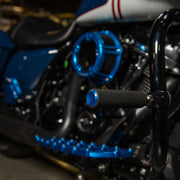 ARLEN NESS KNURLED FOOTPEGS, BLUE - STANDARD MALE MOUNT - 07-937 - PartsOutlet.com.au