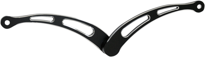 ACCUTRONIX Heel/Toe Shifter - Slotted - Black FLHT-SN