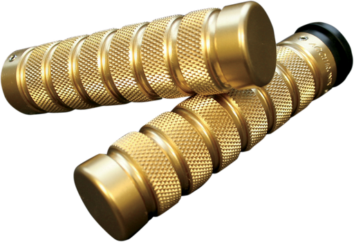 ACCUTRONIX Grips - Knurled - Notched - TBW - Brass GR101-KN5