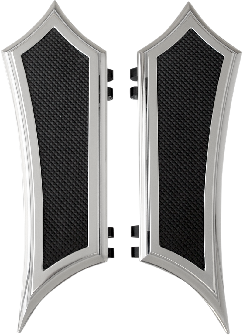 ACCUTRONIX Driver Instigator Floorboards - Chrome FBF01-IC