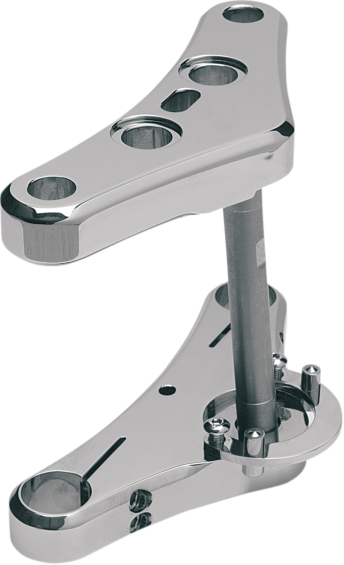 ACCUTRONIX Triple Tree - 41 mm - Chrome - Raked 5? - Elite Radius Groove TWR541-EC