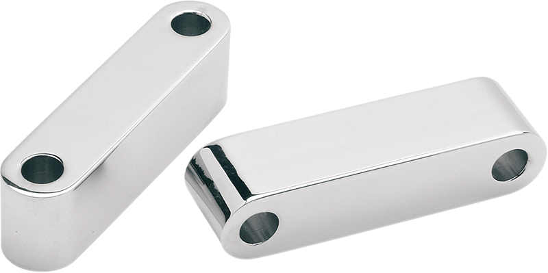 ACCUTRONIX Economy Fender Spacer - 2-3/4" Bolt Spacing - Chrome TFS41-1XC