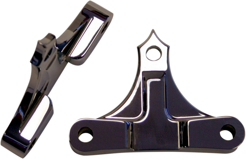 ACCUTRONIX Hot Legs/Bagger Legs Fender Spacers - Chrome - 0.4375" Spacer - For 6-3/8" Width Fender TFS49-NF7/16C