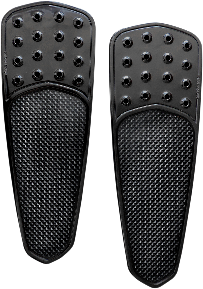 ACCUTRONIX Front Floorboards - Extended - Black - Drilled - Teardrop - Chief FBF91-DTB