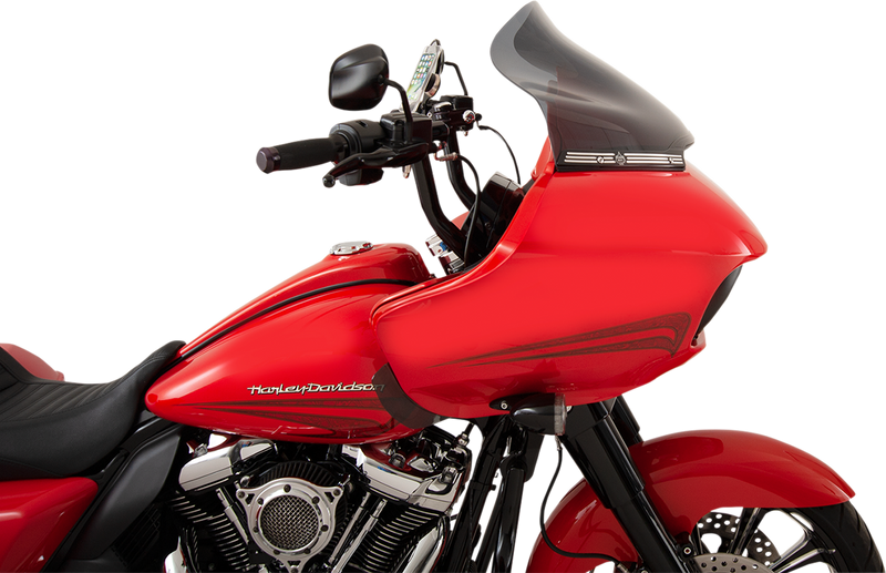 KLOCK WERKS Flare Windshield - 14" - Dark Smoke - FLTR '15-'24 - KWW-01-0317