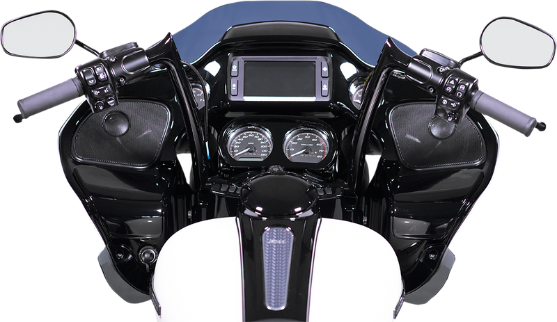 FAT BAGGERS INC. 1-1/4" EZ Install Pointed Top Handlebar Kit - 14" - Black 909314-B