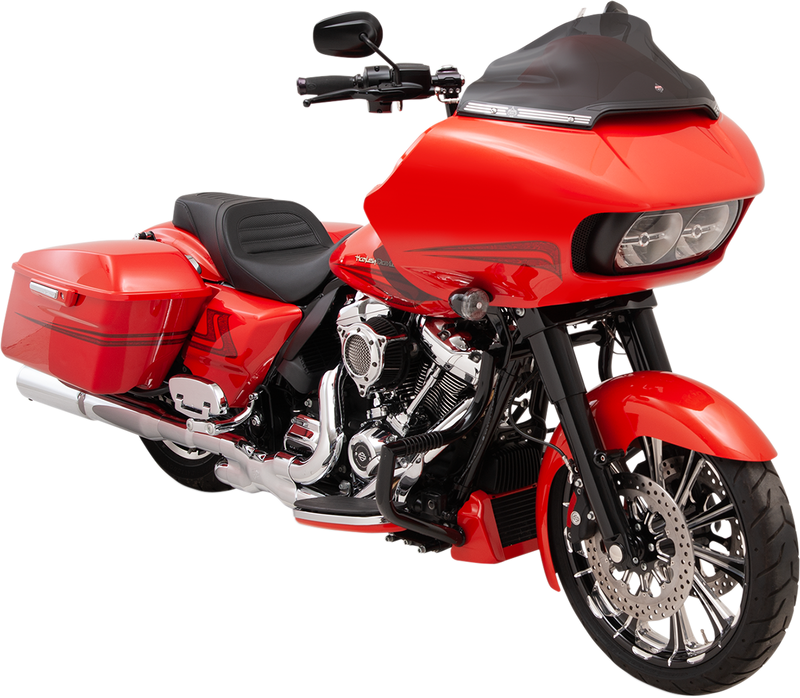 KLOCK WERKS Flare Windshield - 9" - Dark Smoke - FLTR '15-'24 - KWW-01-0326