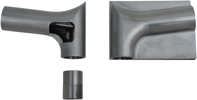 FAT BAGGERS INC. 1-1/4" EZ Install Pointed Top Handlebar Kit - 16" - Black 909316-B