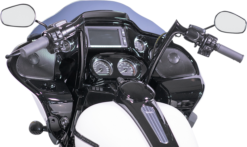 FAT BAGGERS INC. 1-1/4" EZ Install Pointed Top Handlebar Kit - 16" - Black 909316-B