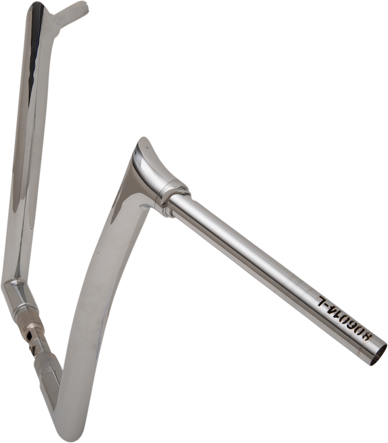 FAT BAGGERS INC. 1-1/2" EZ Install Pointed Top Handlebar - 14" - Chrome 806014