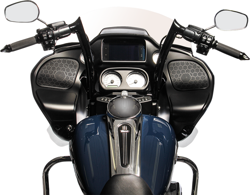 FAT BAGGERS INC. 1-1/2" EZ Install Pointed Top Handlebar - 14" - Black 806014-B