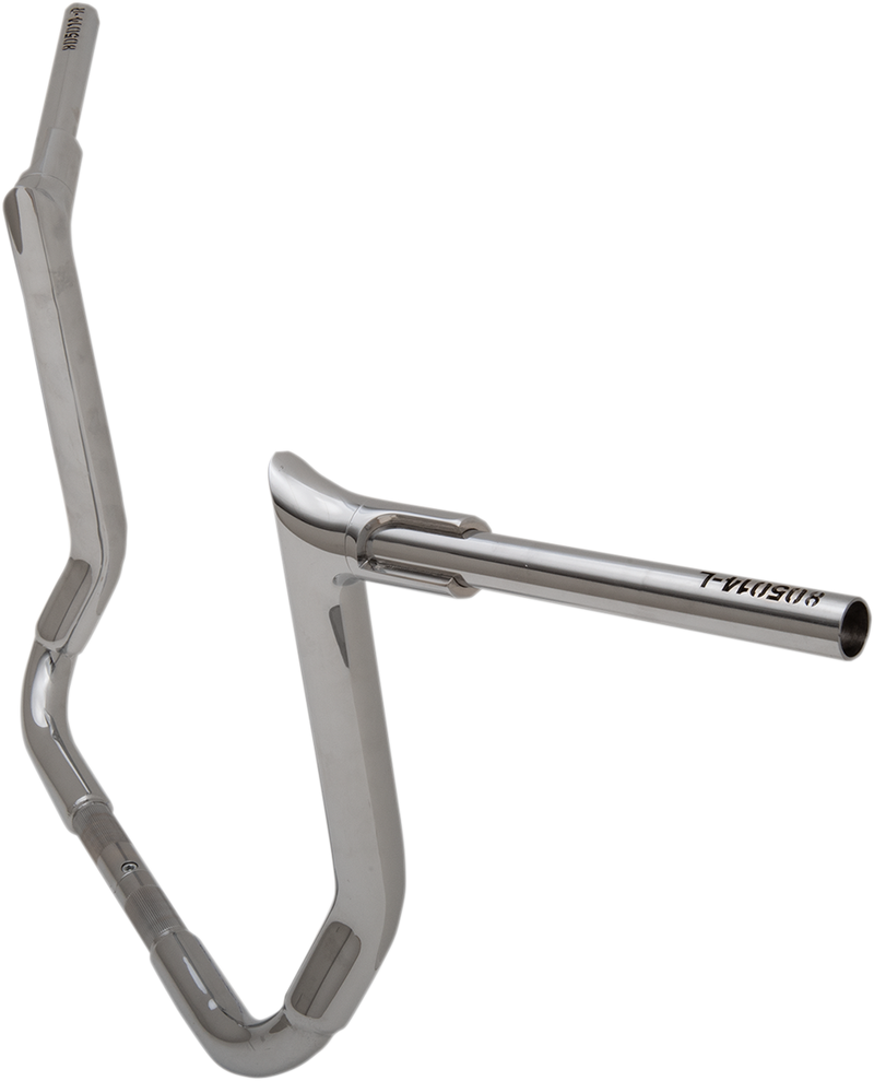 FAT BAGGERS INC. 1-1/2" EZ Install Pointed Top Handlebar - 14" - Chrome 805014