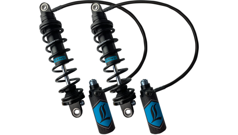 LEGEND SUSPENSION REVO ARC Remote Reservoir Shocks - Standard - Black - 13" - FL '14-'25 - 1310-1886