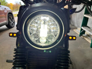 JOKER MACHINE Rat Eye LED Turn Signals - 39 mm - Black 05-200-1B - PartsOutlet.com.au