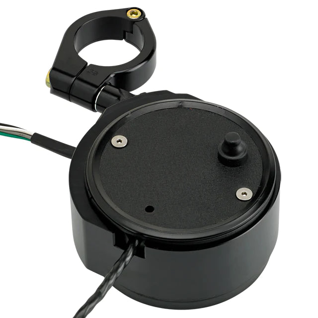 JOKER MACHINE Speedometer Relocation Bracket with Easy Mount Clamp - Black Anodized - For 39 mm Fork - '14-'19 XL - 10-303B - PartsOutlet.com.au