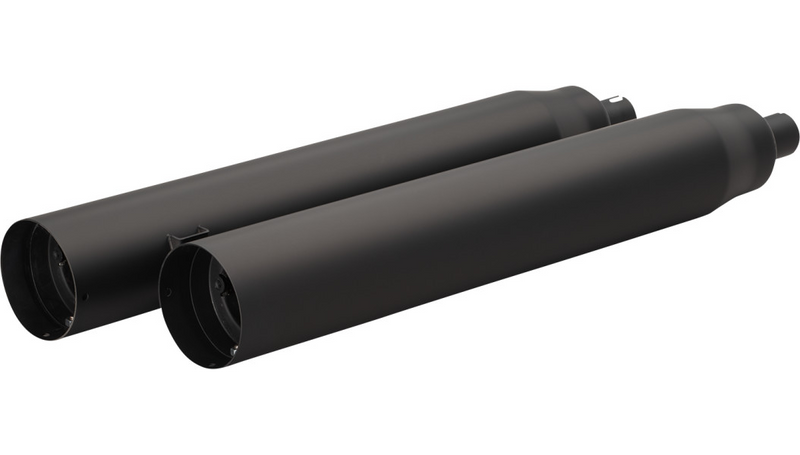 KHROME WERKS 4-1/2" War Hammer Mufflers - NO saddlebags - Black - Indian Touring '14-'22 - 202235