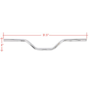 THRASHIN SUPPLY CO. Handlebar - Mid Bend - Aggressive - Chrome TSC-2706-3 - PartsOutlet.com.au