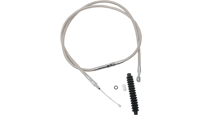 DRAG SPECIALTIES Clutch Cable - Braided - 62-11/16" - Softail '07-'17 - 5322302HE