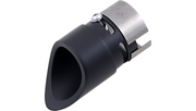 BARON Exhaust Tip - Black - Yamaha '99-'09 - Mini Scalloped BA-1100-02B - PartsOutlet.com.au