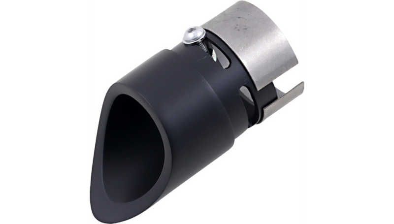 BARON Exhaust Tip - Black - Yamaha '99-'09 - Mini Scalloped BA-1100-02B - PartsOutlet.com.au