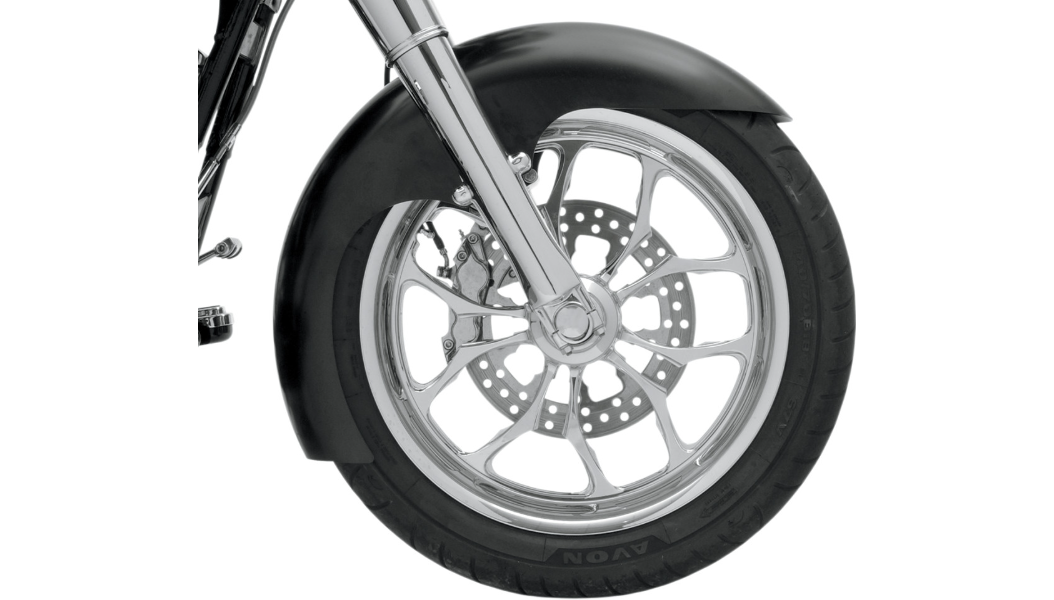 KLOCK WERKS Level Fender Kit - Steel - Black - 16"-19" - Harley-Davidson '84-'13 - KWF-01-0112