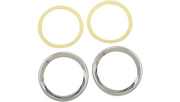 DRAG SPECIALTIES Instrument Gauge Bezel - Harley-Davidson 1996-1999 - Chrome 2202-0060 - PartsOutlet.com.au