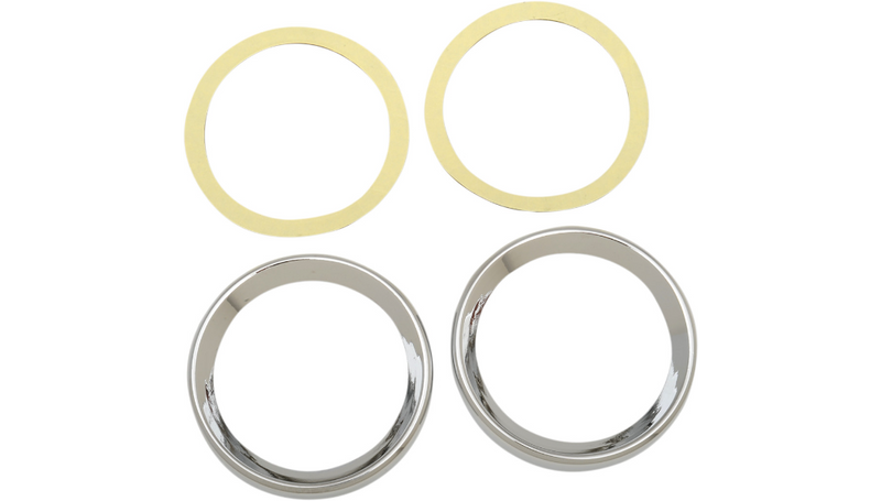 DRAG SPECIALTIES Instrument Gauge Bezel - Harley-Davidson 1996-1999 - Chrome 2202-0060 - PartsOutlet.com.au