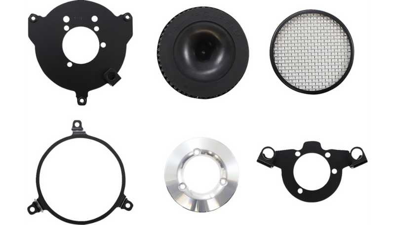 COBRA Air Cleaner Kit - '04-'22 XL Black 606-0103-03B-SB - PartsOutlet.com.au