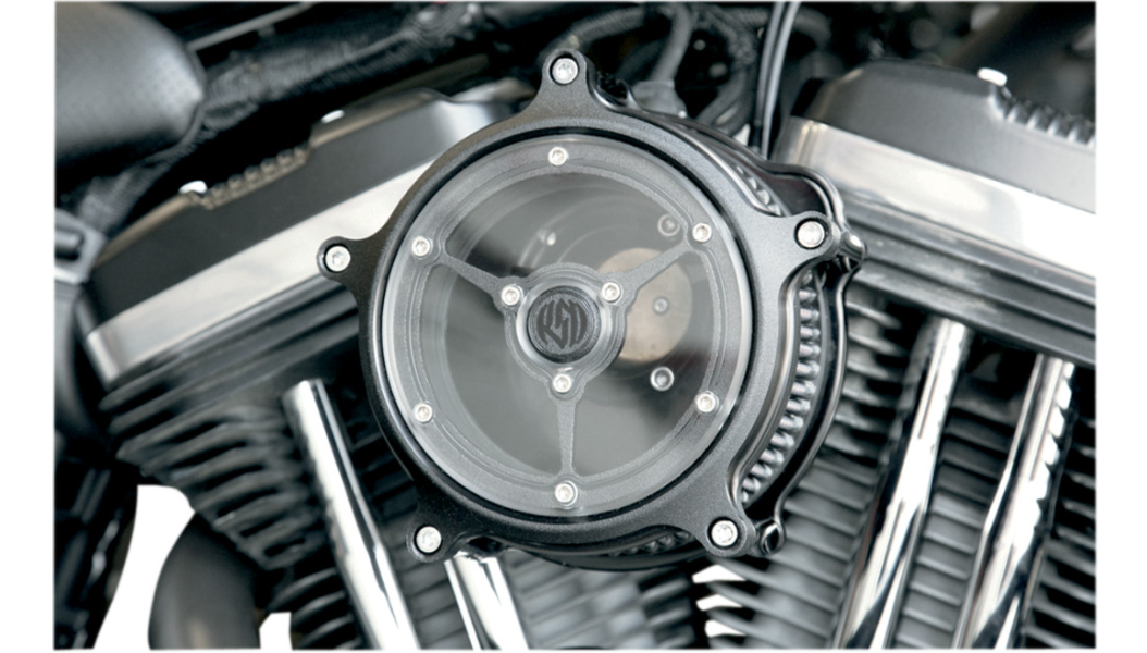 RSD Clarity Air Cleaner - Black Ops - CV - Harley-Davidson 1993-2017 - 0206-2059-SMB - PartsOutlet.com.au