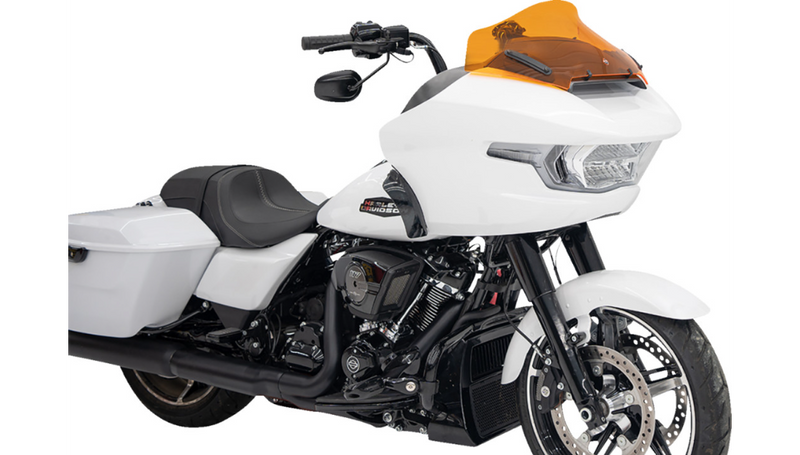 KLOCK WERKS Kolor Flare Windshield 2024+ Road Glide FLTRX - 10" - Orange - FLTR KWW-01-0716