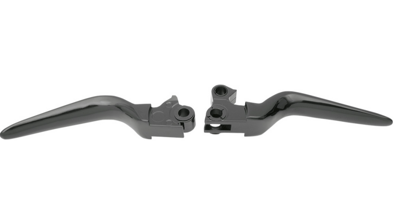DRAG SPECIALTIES Levers - Custom - '96-'17 HD Black 053326 - PartsOutlet.com.au