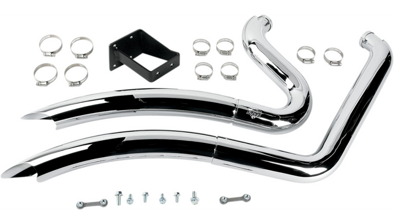 VANCE & HINES Chrome Big Radius Exhaust - Big Dog 2006-2010 - 26037 - PartsOutlet.com.au