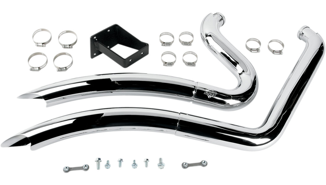 VANCE & HINES Chrome Big Radius Exhaust - Big Dog 2006-2010 - 26037