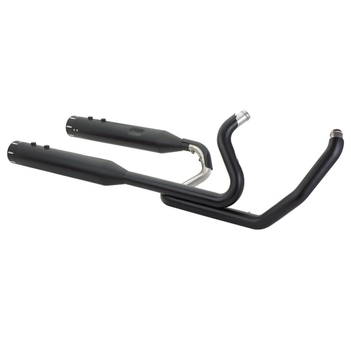 S&S CYCLE EL DORADO EXHAUST SYSTEM for 2009–2016 TOURING MODELS–Black with Black Highlight Machined Tracer End Cap 550-0680B - PartsOutlet.com.au