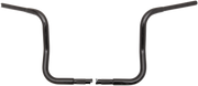 FAT BAGGERS INC. 1-1/4" EZ Install Round Top Handlebar Kit - 10" - Black 909410-B