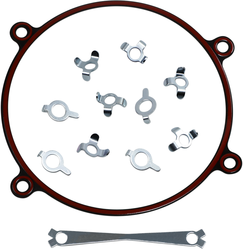 JAMES GASKET Crankcase Saver Kit - Rubber Coated Metal - Harley-Davidson '70-'06 - JGI-11125-XM