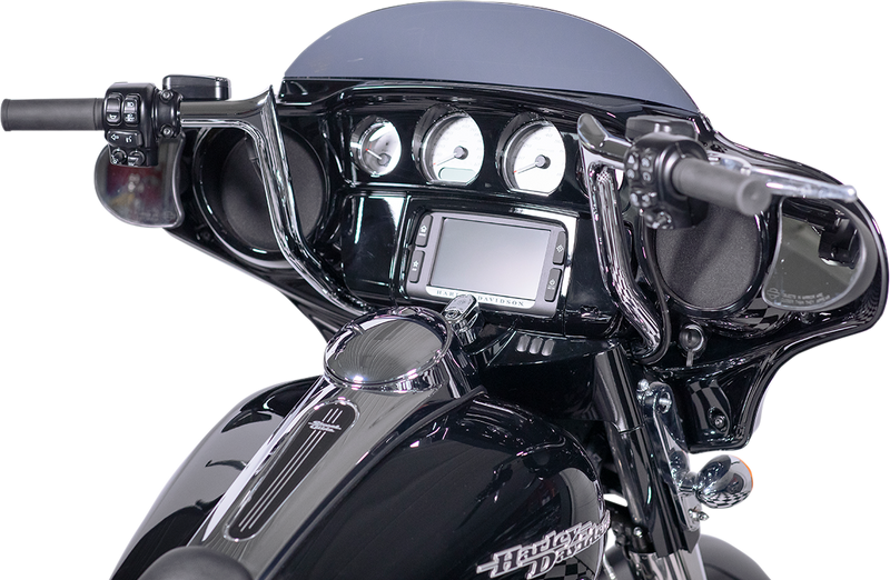 FAT BAGGERS INC. 1-1/4" EZ Install Pointed Top Handlebar - 12" - Chrome 905012