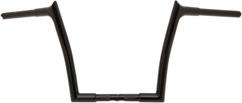 FAT BAGGERS INC. 1-1/4" EZ Install Pointed Top Handlebar - 12" - Black 907012-B