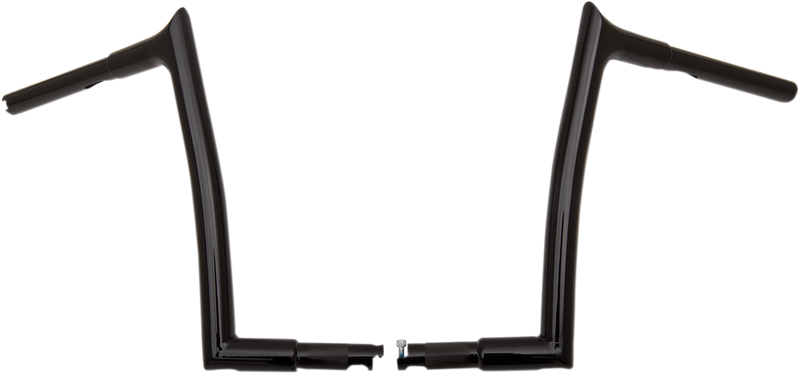 FAT BAGGERS INC. 1-1/4" EZ Install Pointed Top Handlebar - 12" - Black 907012-B