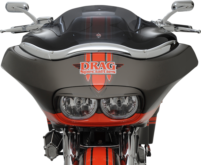 KLOCK WERKS Flare Windshield - 8" - Smoke - FLTR '98-'13 - KWW-01-0189