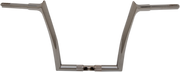 FAT BAGGERS INC. 1-1/4" EZ Install Pointed Top Handlebar - 12" - Chrome 906012