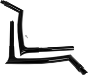 FAT BAGGERS INC. 1-1/4" EZ Install Pointed Top Handlebar - 12" - Black 906012-B