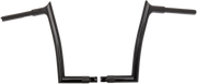 FAT BAGGERS INC. 1-1/4" EZ Install Pointed Top Handlebar - 12" - Black 906012-B